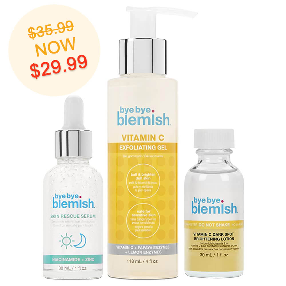 Bye Bye Blemish For Uneven Skin Tone & Blemishes Bundle with Skin Rescue